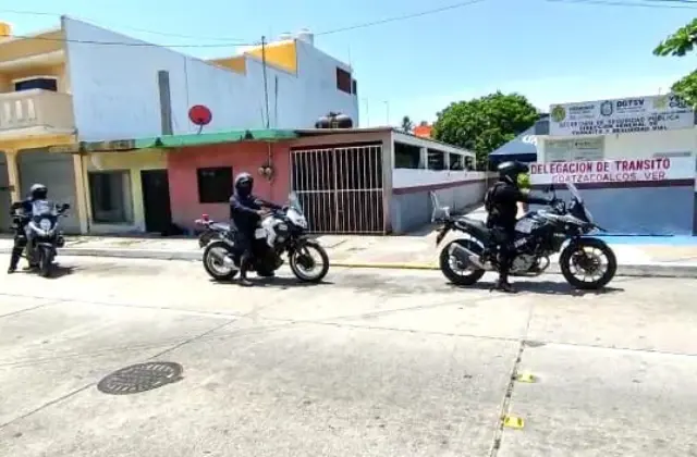 Ni Tránsito se salva de la delincuencia en Coatza; asaltan sus oficinas