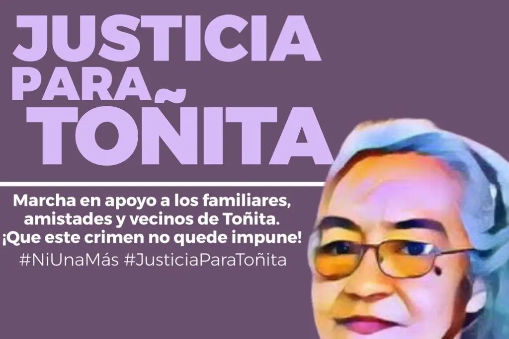 Anuncian marcha para exigir justicia en el caso del asesinato de Toñita, en Veracruz