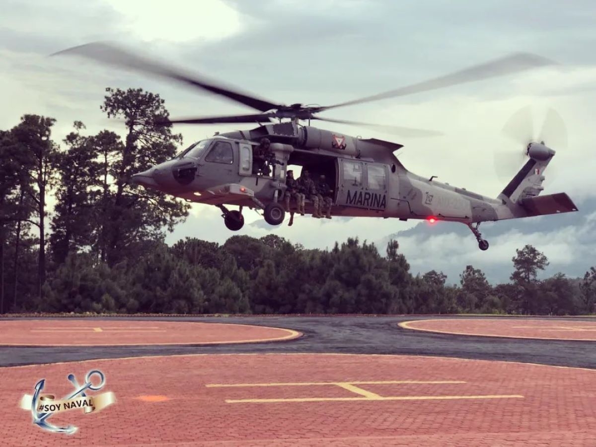 El helicóptero se usó para llevar a marinos a la ceremonia de playoffs de la LMB, justifica la Semar