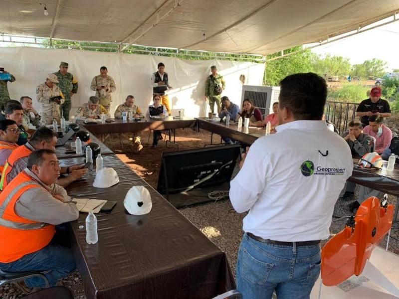 Estudios serán determinantes para sellar flujo de agua en mina de Coahuila