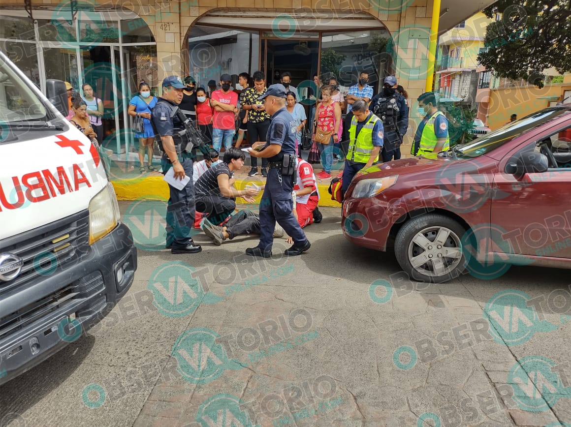 🚨 Adulto resulta lesionado al ser atropellado