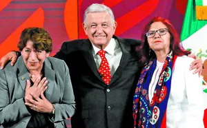 “¿Adónde se va?”, bromea el Presidente con Delfina