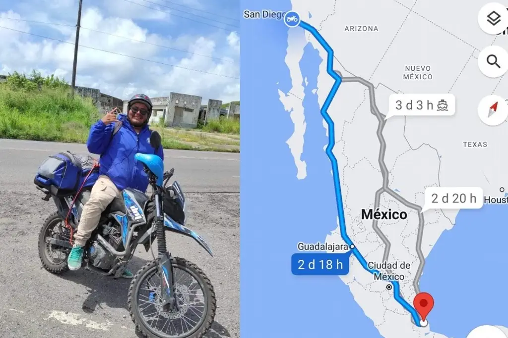 De norte a sur: Viaja en moto desde Tijuana hasta Los Tuxtlas, Veracruz