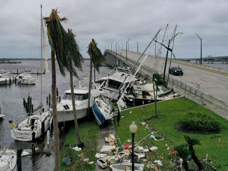 ‘Ian’ se degrada a tormenta tropical mientras avanza sobre Florida