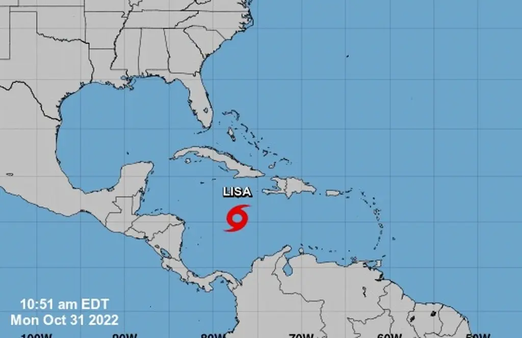 Se forma la tormenta tropical ‘Lisa’; «podría ser huracán y aumenta potencial de lluvias en Veracruz»