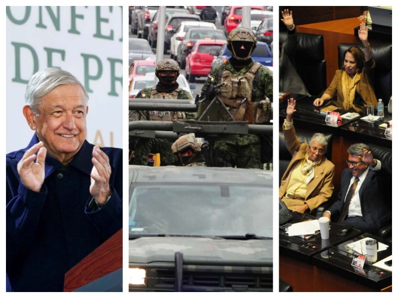 Agradece López Obrador a senadores por mantener al Ejército en las calles