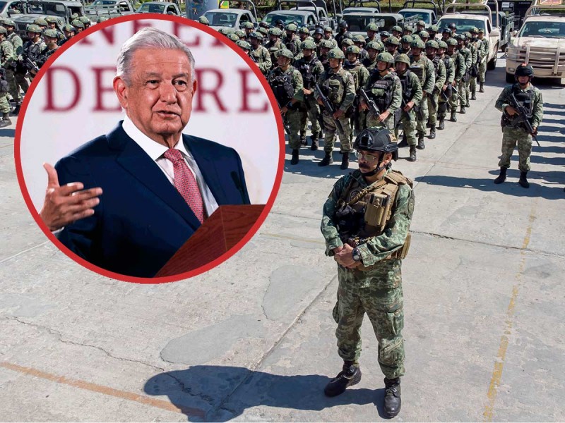 Ejército no tiene aspiraciones de poder, asegura López Obrador