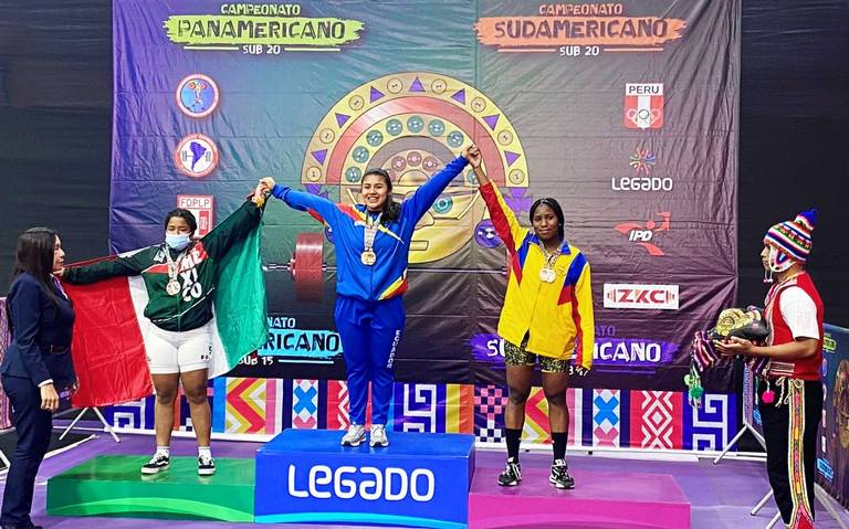 Veracruzana ganó plata y bronce en levantamiento de pesas; fue en Perú