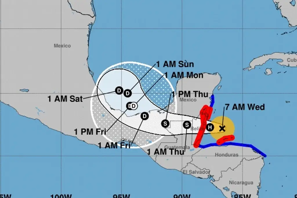 Cómo afectarán a Veracruz los remanentes del huracán Lisa