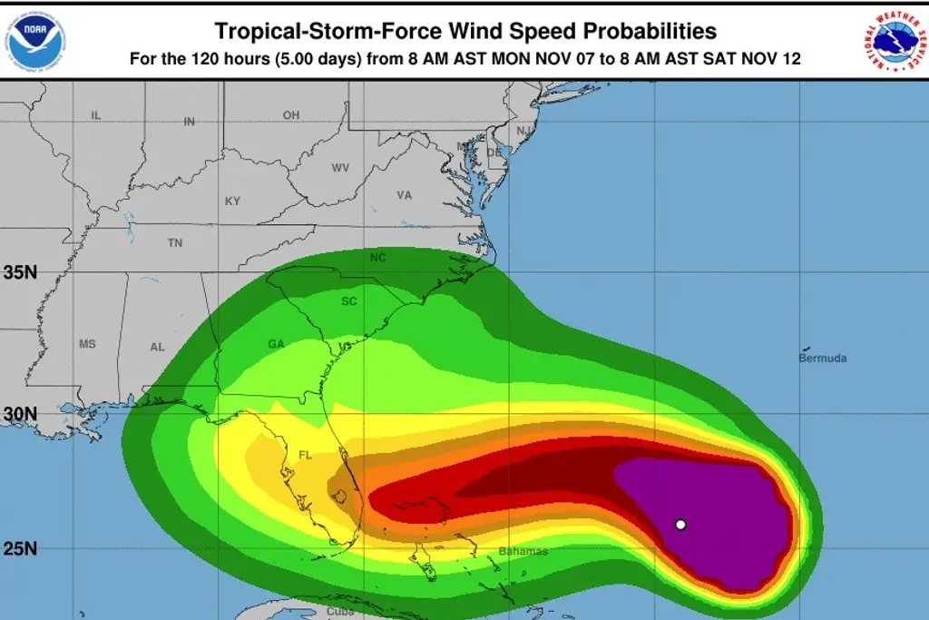 Tormenta Nicole amenaza con impactar como huracán