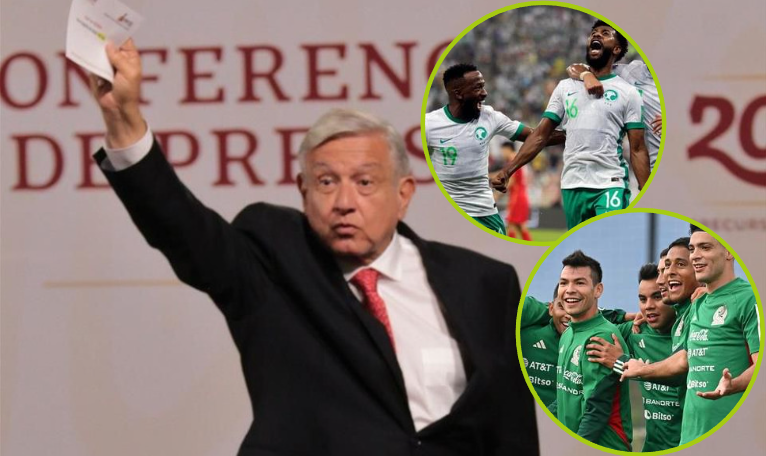 AMLO asegura que la Selección Mexicana ganará 4-0 a Arabia Saudita