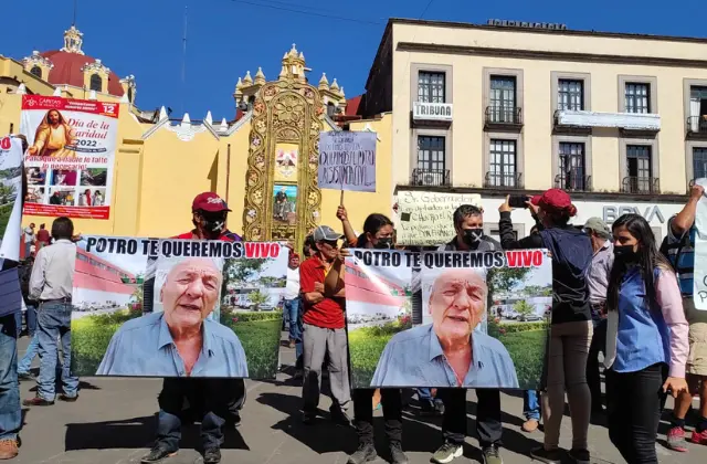 Con protesta en Xalapa, exigen localizar a “El Potro” exdiputado y activista
