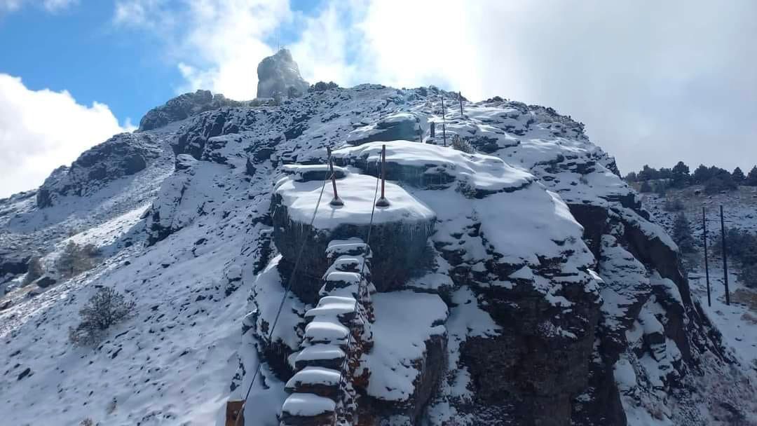 Pide Protección Civil no acudir a presenciar caída de nieve en el Cofre de Perote