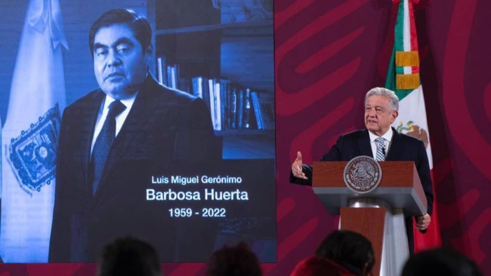 AMLO se despide de Miguel Barbosa: “Fue un luchador por la democracia”