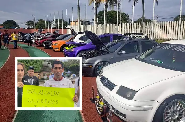 Aberrante: atletas reclaman uso de estadio como pista de autos en Coatza