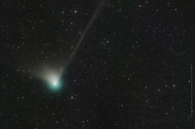 Se acerca cometa verde por primera vez en 50 mil años