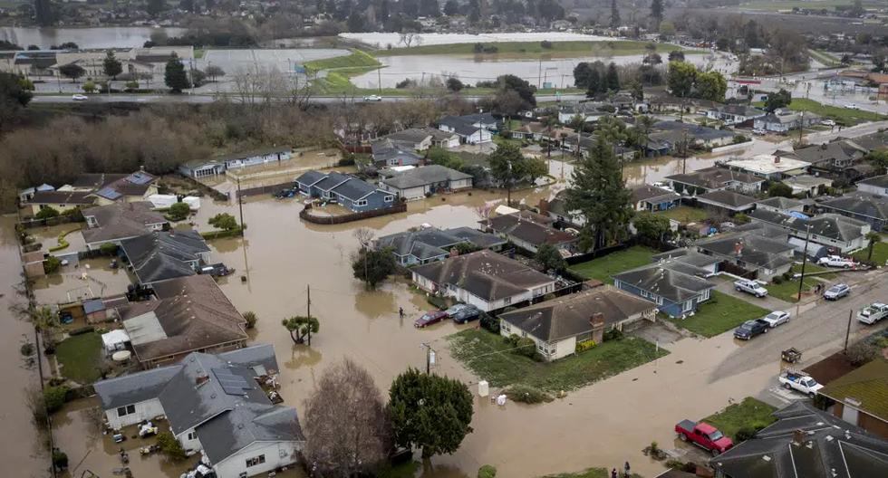 Las aterradoras imágenes de las inundaciones donde han muerto 14 personas en California