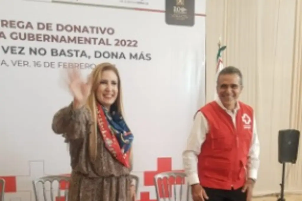 Entregan donativo de casi 4 mdp a Cruz Roja de Veracruz