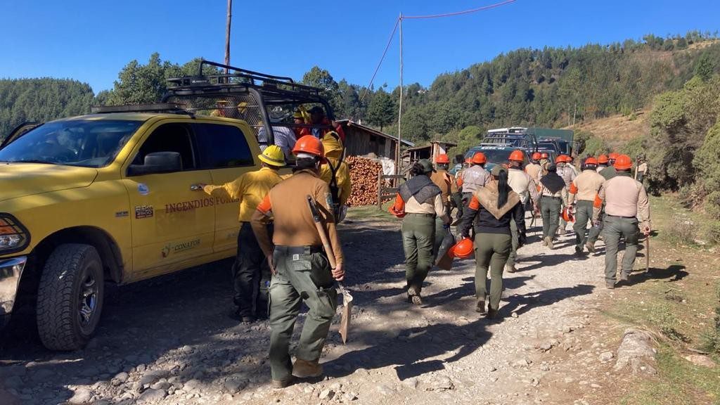 Atiende 4 incendios el Comité Estatal de Manejo de Fuego