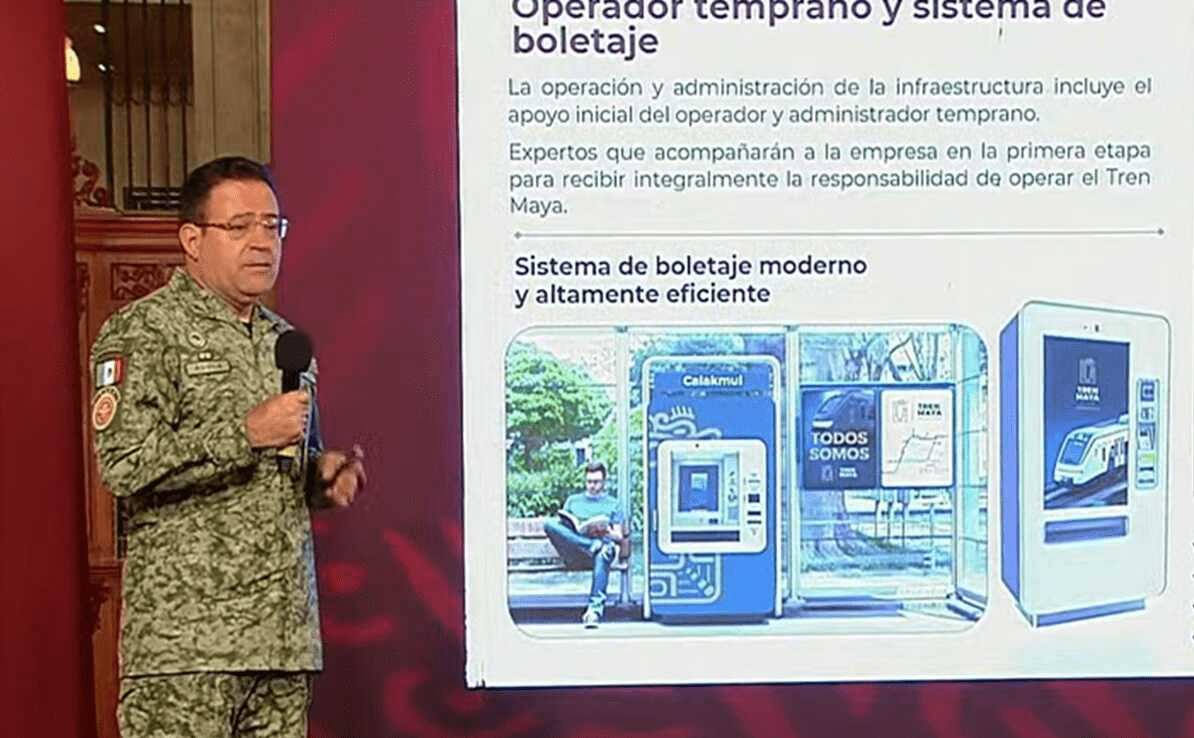 Sedena garantiza que el 1 de diciembre inicia operaciones el Tren Maya, en los 5 años del gobierno de AMLO