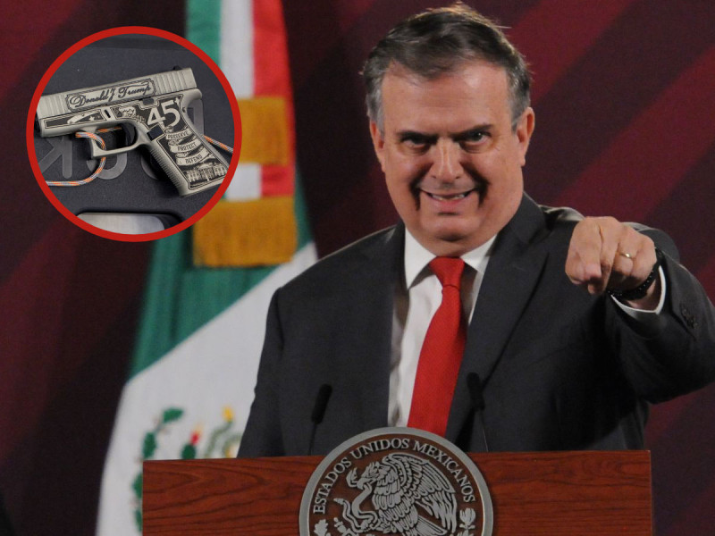 Ebrard celebra orden ejecutiva contra las armas de fuego firmada por Biden