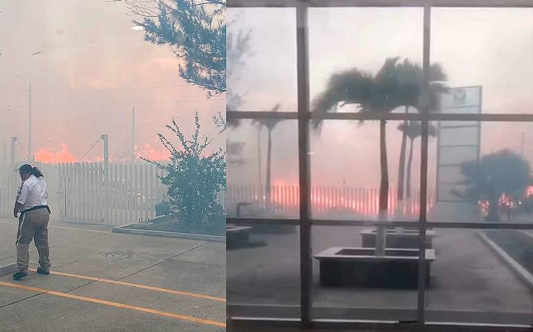 Clínica 69 de Coatzacoalcos fue evacuada por incendio en inmediaciones