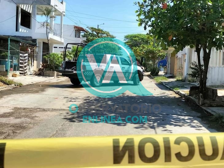 Asesinan a masculino en la Colonia Jardines de California en Coatzacoalcos.