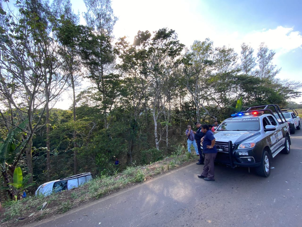 Accidente en Zapoapan de Cabañas