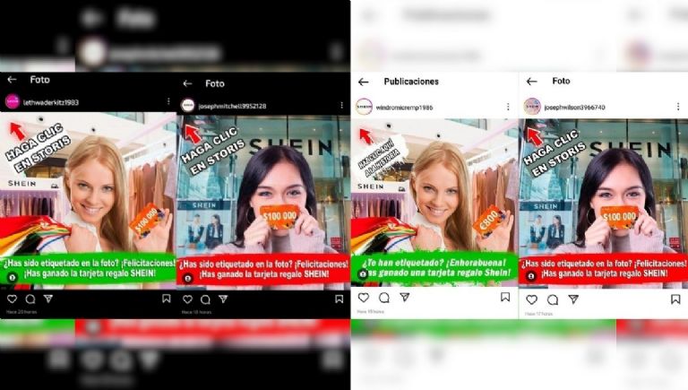 Alerta: así estafan en Instagram ofreciendo una tarjeta de regalo en Shein