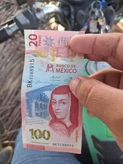 Esto es lo que tienes que hacer si recibes un billete de 120 pesos