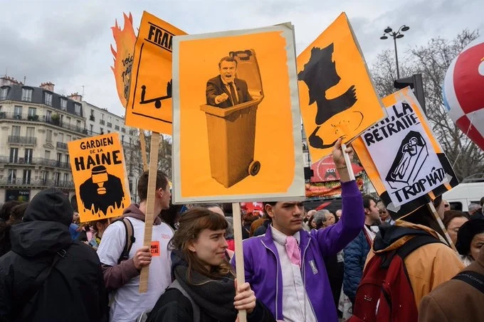 París: Al menos 20 detenidos en una nueva jornada de protestas contra la reforma de pensiones