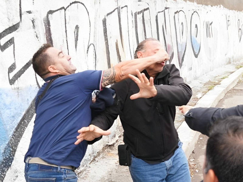 Dan puñetazo al ministro de Seguridad de Buenos Aires en protesta; graban momento de la agresión