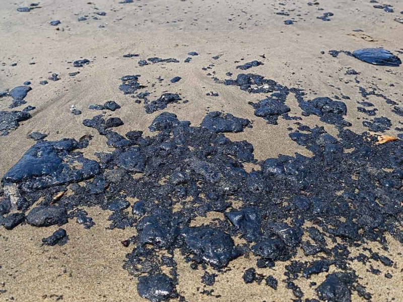 Reportan presencia de petróleo crudo en playas de Paraíso, Tabasco