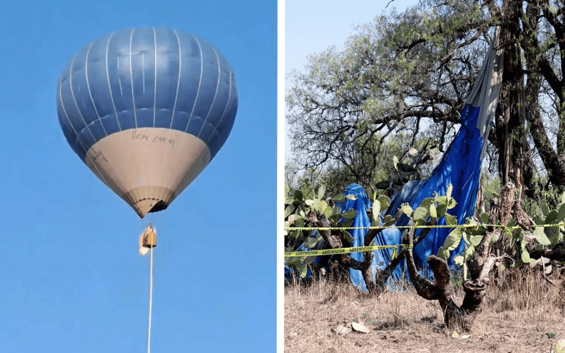 Piloto de globo incendiado en Teotihuacán es vinculado a proceso