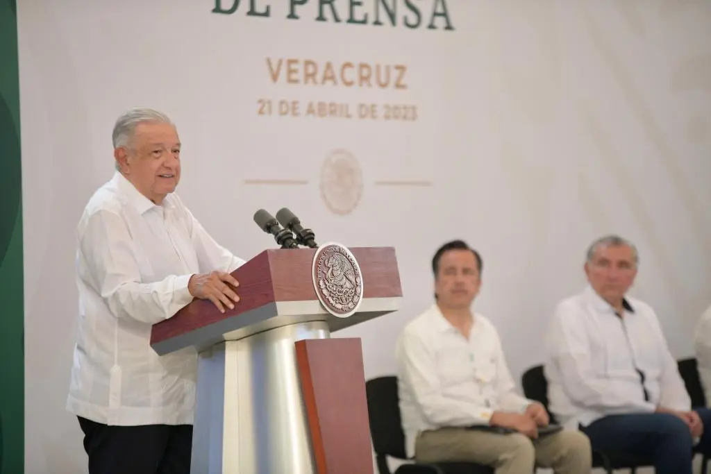 Estamos contentos: Reconoce AMLO baja de delitos en Veracruz