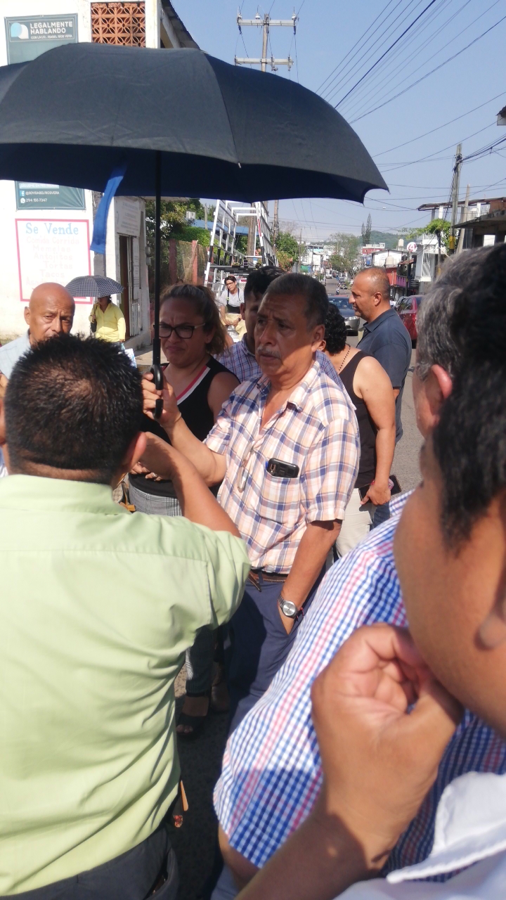 Abogados se manifestaron en San Andrés Tuxtla