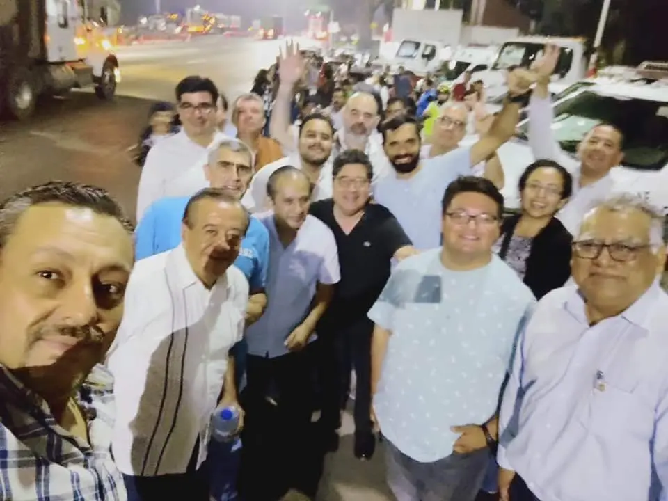 Caseta de Fortín: Así celebraron empresarios suspensión del cobro