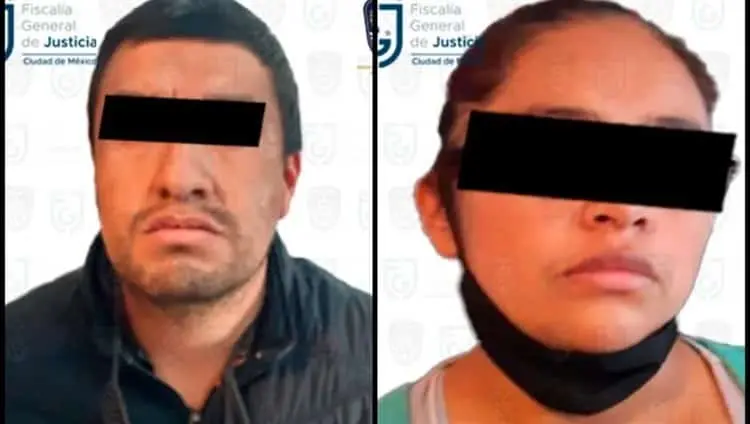 Detienen a Carlos y Mariana en Perote por feminicidio en CDMX