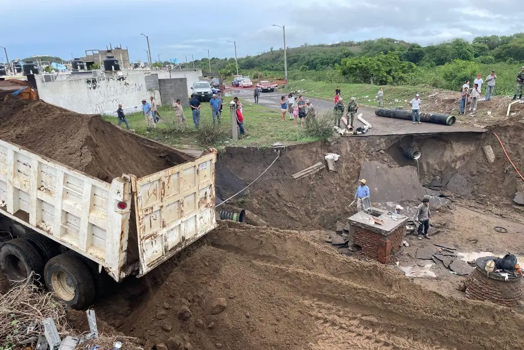 No hay riesgos para la población por deslaves en Veracruz, dice la autoridad