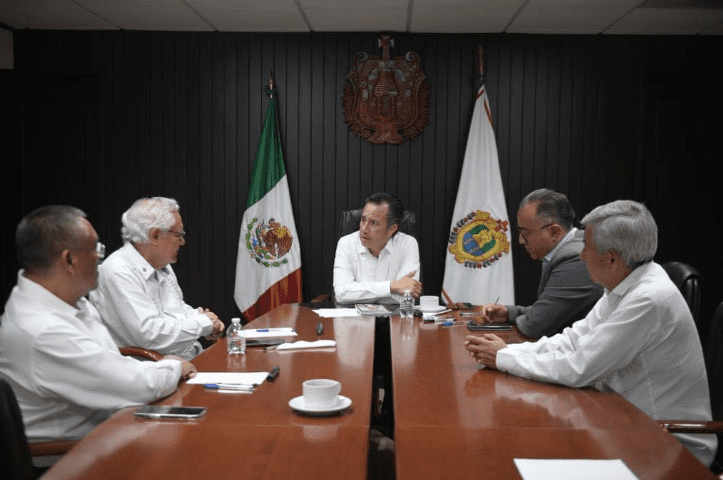 Cuitláhuac García se reunió con titular del TecNM, Ramón Jiménez