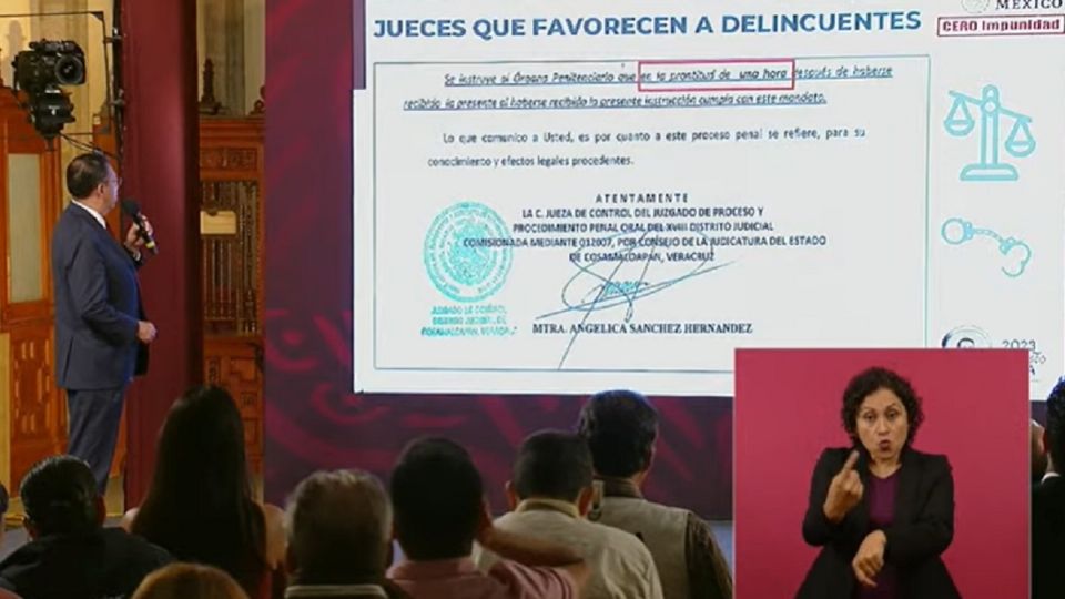 Presentan informe «Cero impunidad», destacan casos de jueces que favorecen a delincuentes