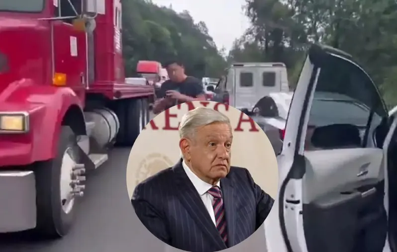 Fueron montajes: AMLO desmiente asalto masivo en la Puebla-Orizaba