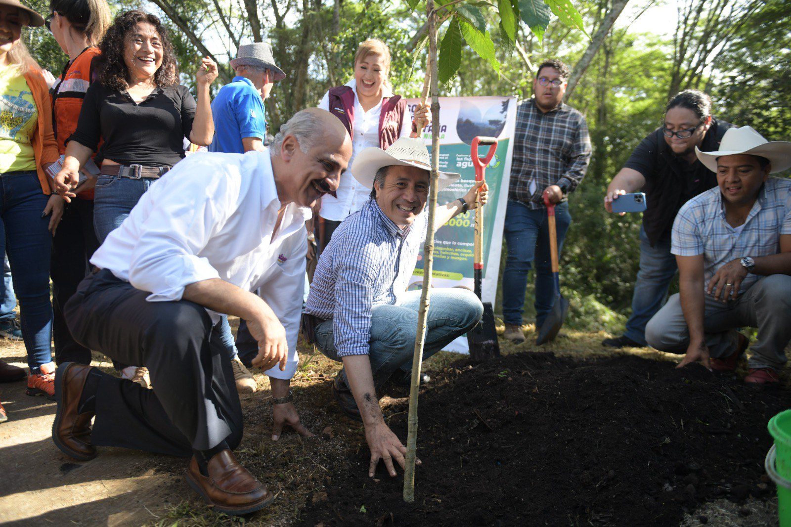 Afirma gobernador, Cuitláhuac García que durante su gobierno se han sembrado más de 170 mil árboles