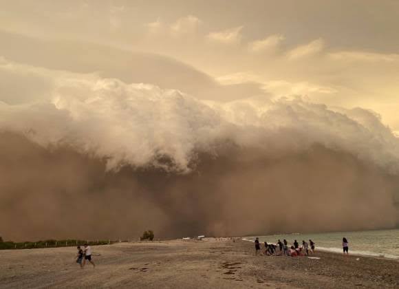 ¿Apocalipsis? Tormenta de arena azota a Guaymas y Empalme en Sonora; 80% quedó sin luz