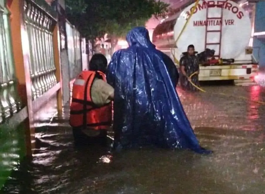 Minatitlán, el municipio más afectado por lluvias en Veracruz: Cuitláhuac