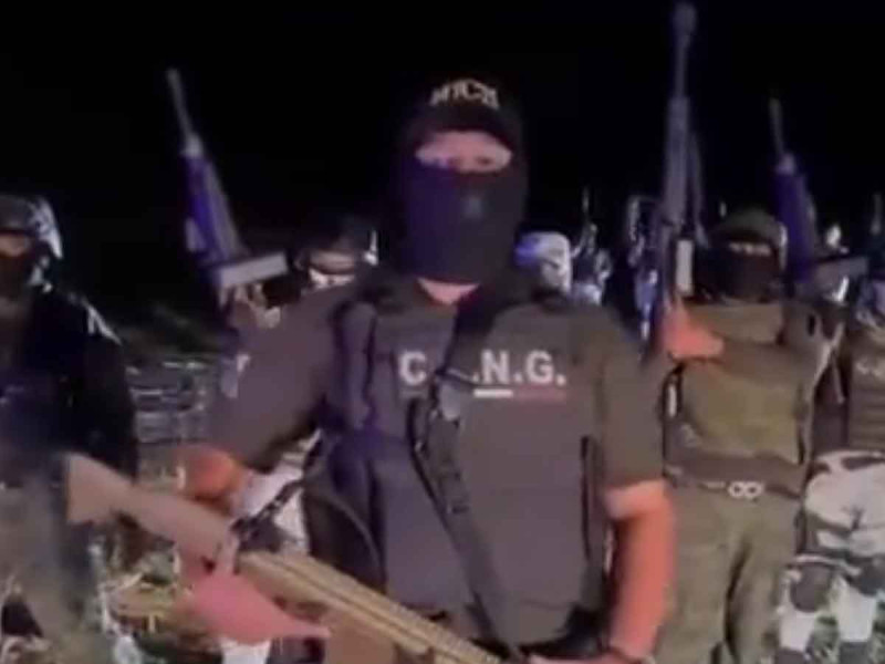 CJNG invitó a habitantes a sumarse a sus filas en Michoacán