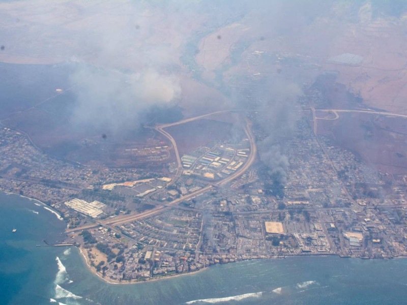 Suman 36 muertos por incendios en la isla de Maui, en Hawái