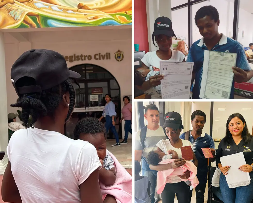 Oficialmente mexicano: registran a Ramesly, niño jarocho de padres haitianos