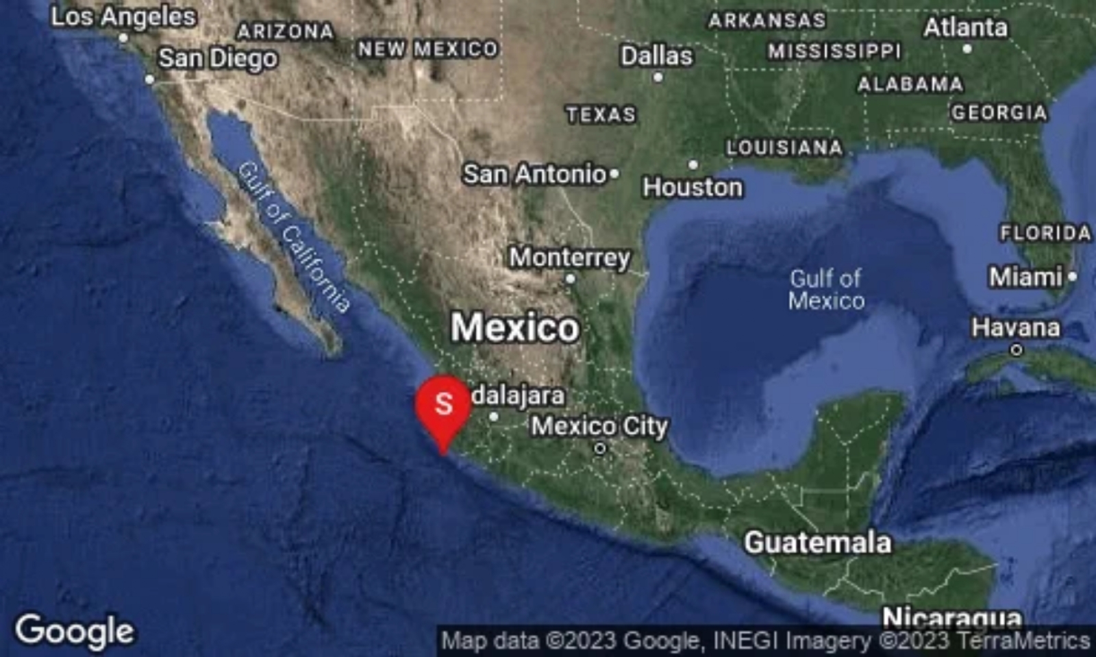 Se registran dos sismos en Cihuatlán, Jalisco, de magnitud 5.7 y 5.9 en menos de una hora