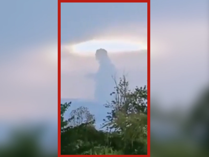 Captan extraña nube en los cielos de Indonesia y se hace viral; afirman que es ‘Jesús’